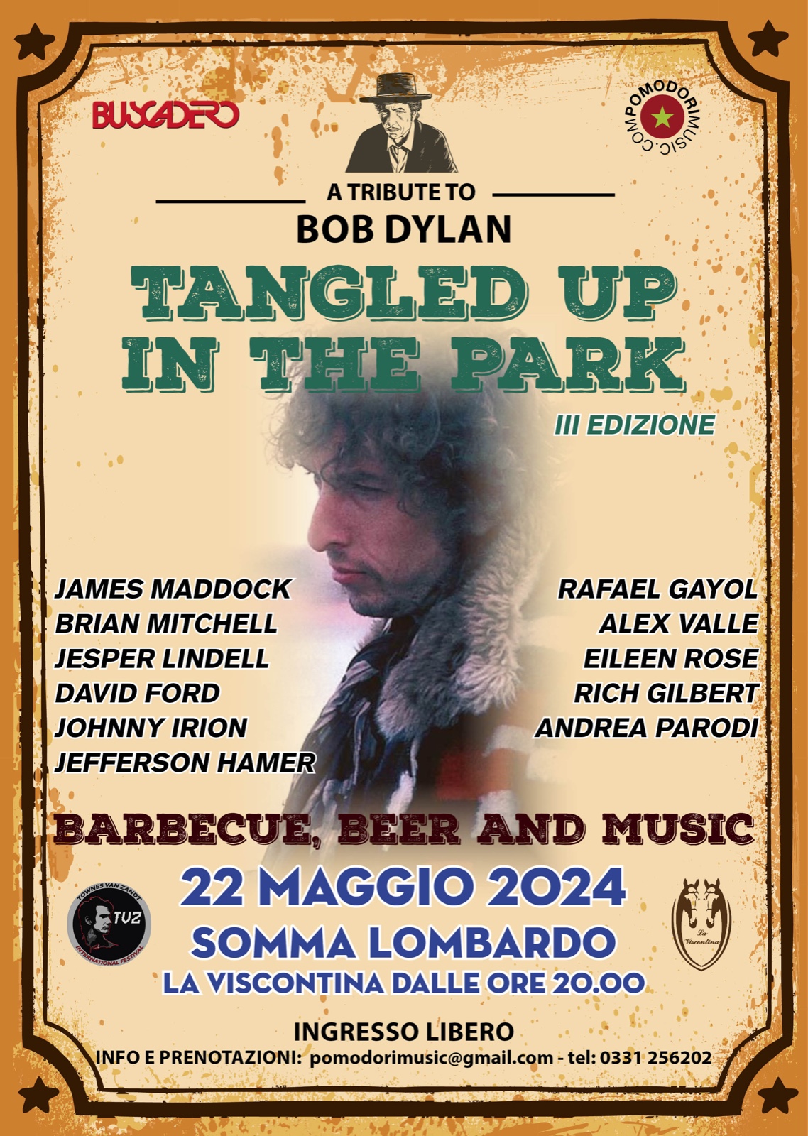 Tangeld up in the Park - Tributo a Bob Dylan